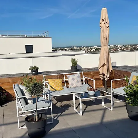 아파트 Apparentement Proche Paris Avec Terrasse Vue Degagee